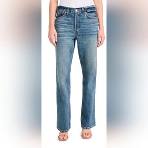 Re/Done Classic Blue Straight Leg Jeans